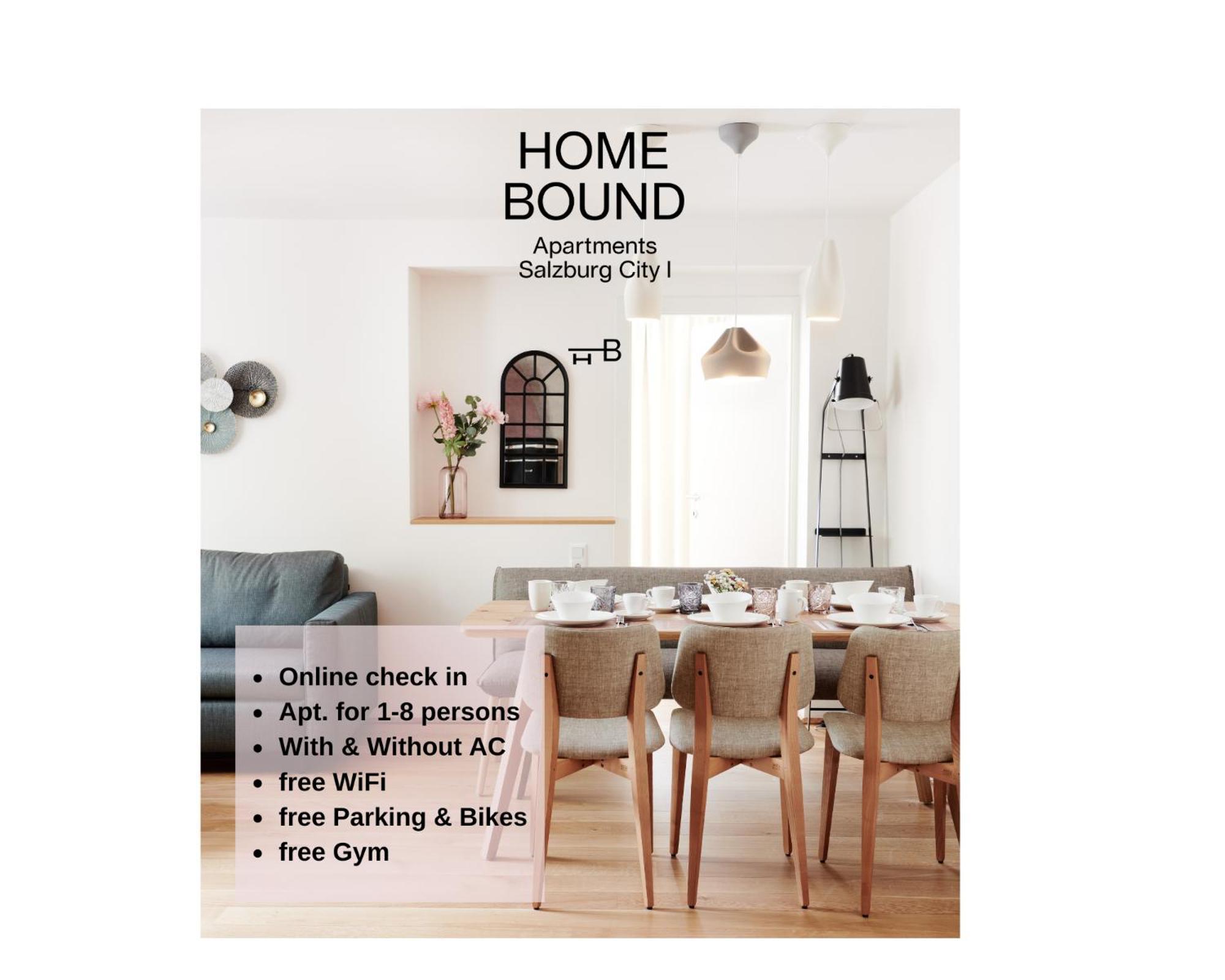 Homebound Apartments Salzburg City I - Contactless Check-In Eksteriør bilde